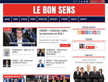 Tablet Screenshot of le-bon-sens.com